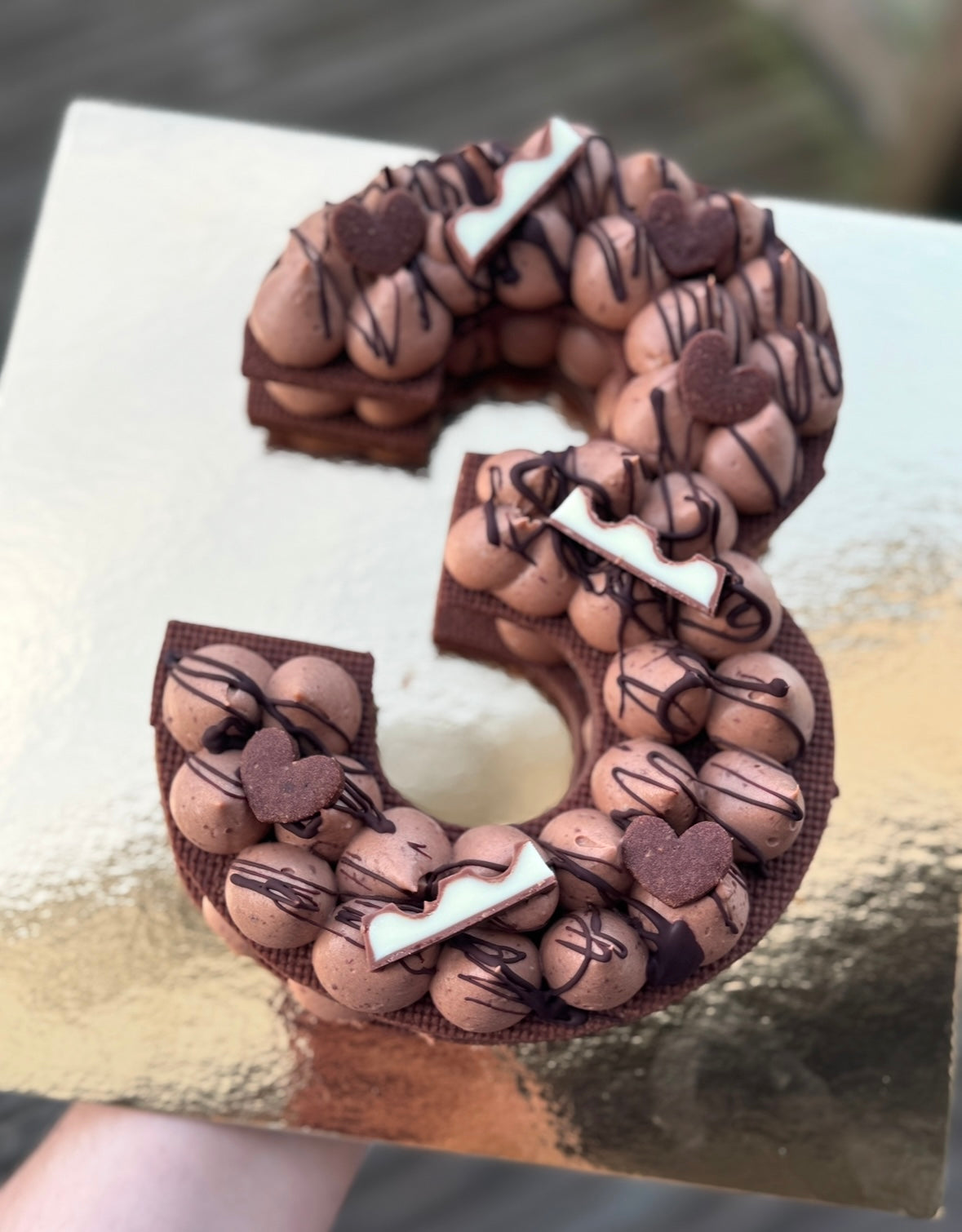 Numbercake chocolat