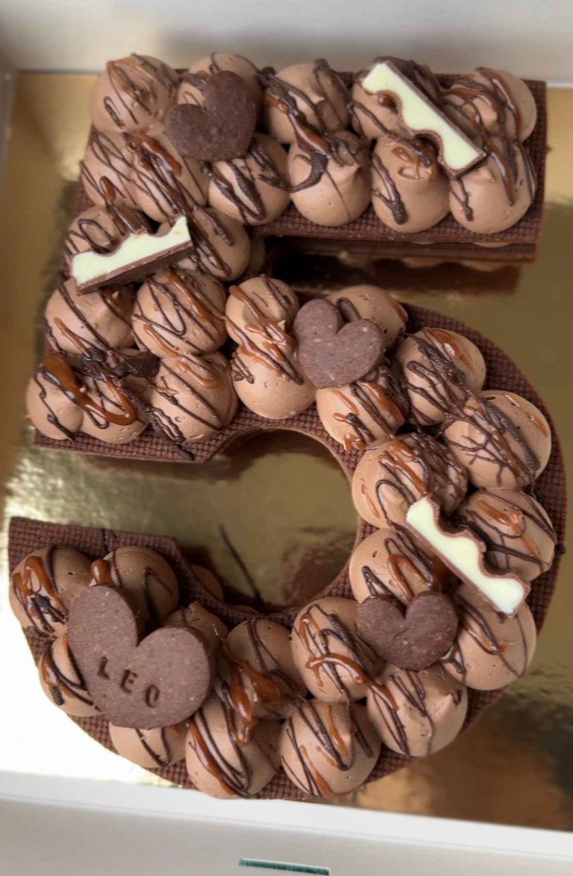 Numbercake chocolat